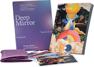 Ingrid Sunara Kiffmann Heilbilder Seelenportraits Künstlerin Medium Deep Mirror Kartenset